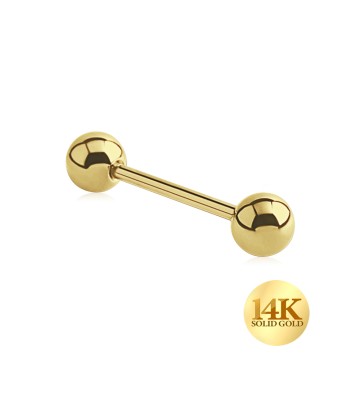 14K Basic Jeweled Barbells Ball 14KY BLJB (MOQ 10 pcs)